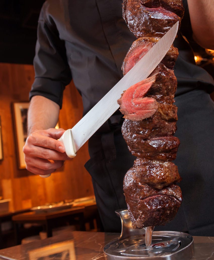 リオグランデグリル 恵比寿 コース Fdディナーシュラスコ シュラスコ15種 ブッフェ 飲み放題ミディアムプラン付 ぐるなび