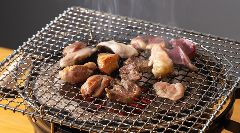 七輪鶏焼き 鶏福
