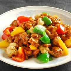 慶福楼 本厚木店_鶏唐揚げの黒胡椒炒め