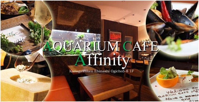 隠れ家イタリアン Aquarium Cafe Affinity 海老名 海老名 居酒屋 ぐるなび
