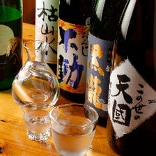 毎月変わる日本酒にも注目