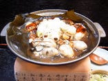 冬の名物　人気ナンバー１「牡蠣味噌焼き　始まりです　岡山日生　三重浦村の牡蠣