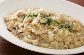 【きのこのクリームリゾット】