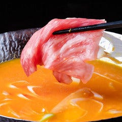 お通しは黒毛和牛の雲丹しゃぶ！