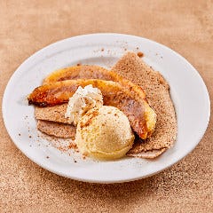 ばななの和風そばクレープ