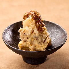 さばとそばの実の大人ポテサラ