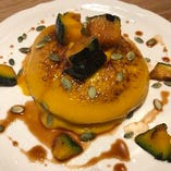 かぼちゃのクリームブリュレパンケーキ
