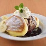 ふわふわチョコバナナパンケーキ