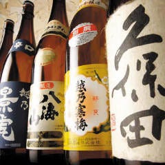 焼酎も日本酒も種類が豊富！ お気に入りの一杯が見つかるはず。