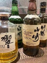 山崎、白州、響、竹鶴のラインナップ