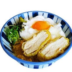 鶏ロースぼんちかつのせ　親子丼（吸い物付き）