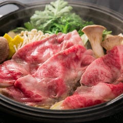 本格関東風すき焼きをお楽しみ下さい。