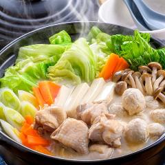 濃厚鶏出汁水炊き鍋