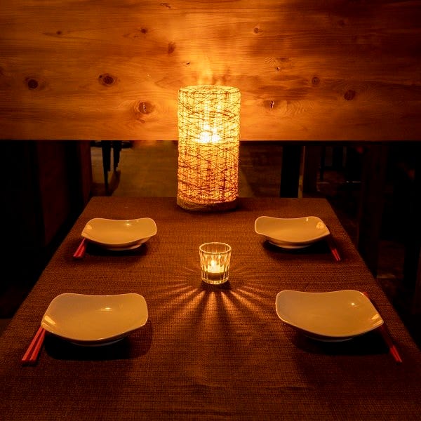 肉×地酒 個室居酒屋 ‐結‐ 成田駅前店_個室6名様×2 最大12名OKの個室