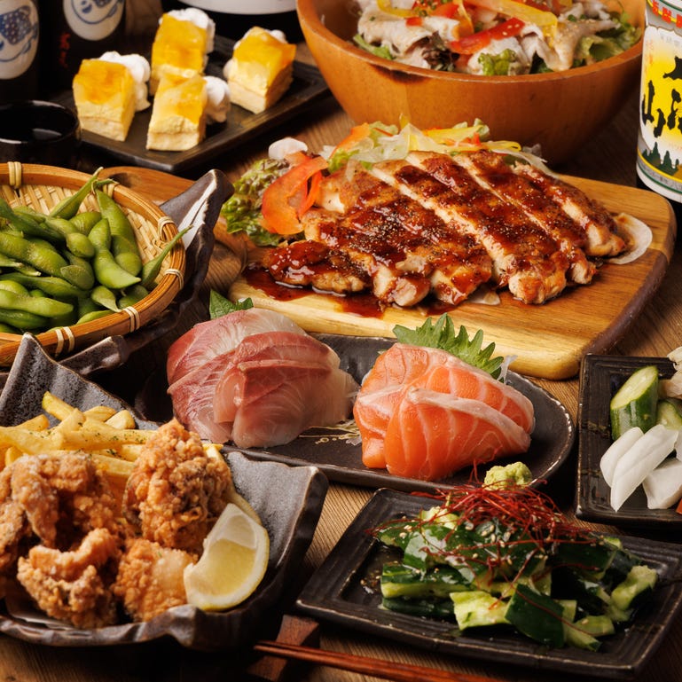 肉×地酒 個室居酒屋 ‐結‐ 成田駅前店_各種ご宴会に◎飲放付コース3000円~