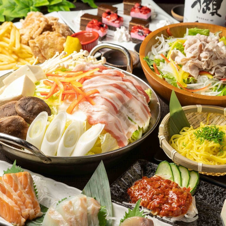 肉×地酒 個室居酒屋 ‐結‐ 成田駅前店_【迷ったらこれ】2時間飲み放題付!選べる鍋のおすすめ宴会コース