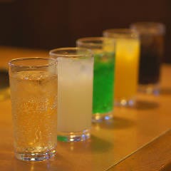 ソフトドリンクも様々。お酒が苦手な方やお子様も安心です！