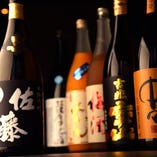 日本酒、焼酎各種取り揃えてあります。