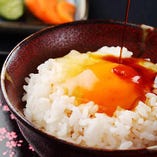 法隆寺醤油の卵かけご飯
