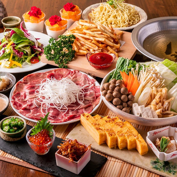 2h飲み放題付 新登場の特撰牛タンを堪能 全7品 牛タンしゃぶしゃぶコース 3000円の詳細 ごちそう個室居酒屋 海幸山幸たまて箱 新宿店 新宿 居酒屋 ぐるなび