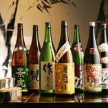 定番・人気の銘柄から珍しいものまで、日替りメニューの日本酒