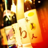 厳選された日本酒、ワインも！女性に人気の梅酒等もございます♪
