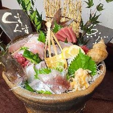 2024年歓迎会・送別会1番人気【お魚もお肉も】刺し盛り+天ぷら+馬刺し◆120分飲み放題品7000円→6000円