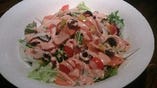 ◇スモークサーモンのコブサラダ -smoked salmon Cobb salad-