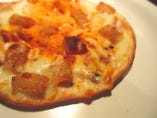 ◇スモークサーモンのsmallピザ -small pizza smoked salmon-