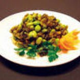 高菜と枝豆の冷菜