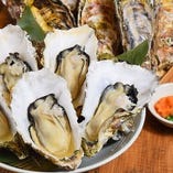 《広島といえば…牡蠣！(焼き・蒸し)》牡蠣の旨味をシンプルに堪能。