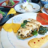【鉄板焼ランチ】晩翠　BANSUI 〜仙台牛モモ肉と選べるシーフードのランチコース〜
