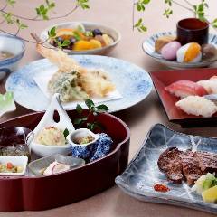 お盆特別期間限定【寿司・デザートビュッフェ食べ放題&times;選べる主菜　１ドリンク付き】～琴～