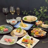 平日ダイニング限定【夜景×お飲み物付き特別会席】ペアディナーコース