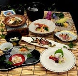 【個室確約！！】個室プラン 仙台牛 や伊勢海老 京の夏の風物詩 鱧 若鮎 を織り込んだ贅沢会席 都