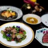 Web限定【鉄板焼ランチ】蔵王 〜国産牛と魚介（おすすめの鮮魚など）のランチ〜