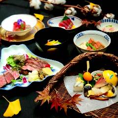 【夜景・和食ディナー】仙台名物牛タンと仙台牛モモ肉が一緒に愉しめる旬の彩り会席　嵯峨（さが）