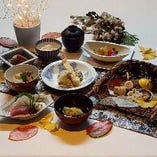 【夜景・和食ディナー】冬の食材を織り込んだ彩り会席　堀川　