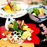 【夜景・和食ディナー】旬の食材を織り込んだ彩り会席　堀川　