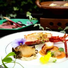 5月限定乾杯酒付き【個室確約！！】名物のすっぽん鍋や伊勢海老　鮑　仙台牛を織り込んだ贅沢会席】　都