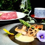 Web限定【鉄板焼ランチ】蔵王 〜国産牛と魚介（おすすめの鮮魚など）のランチ〜