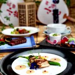 Web限定【鉄板焼ランチ】蔵王 〜国産牛と魚介（おすすめの鮮魚など）のランチ〜