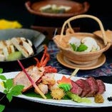 9月限定乾杯酒付き【個室確約！！】名物のすっぽん鍋　旬の食材を織り込んだ贅沢会席】　都