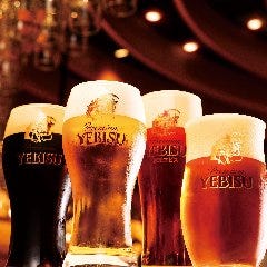 YEBISU BAR キュービックプラザ新横浜店_【樽生】エビスビール各種を堪能