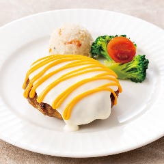 YEBISU BAR キュービックプラザ新横浜店_ダブルチーズハンバーグ