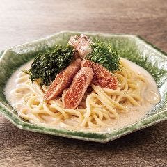 YEBISU BAR キュービックプラザ新横浜店_炙り明太子のパスタ 和出汁クリームソース