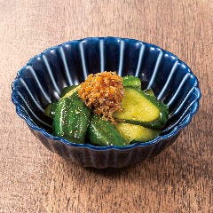 YEBISU BAR キュービックプラザ新横浜店_ヱビスで仕込んだきゅうりの浅漬け