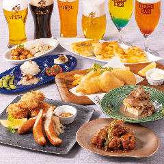 YEBISU BAR キュービックプラザ新横浜店_【10/1より】■当日OK!■120分ロイヤリティ飲み放題付『ヱビスバーコース』税込6,800円