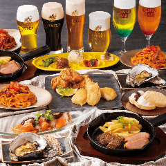 YEBISU BAR キュービックプラザ新横浜店_【10/1より】■要予約■120分ロイヤリティ飲み放題付『プラチナコース』税込7,800円