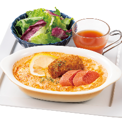 YEBISU BAR キュービックプラザ新横浜店_明太子ドリアのカキフライ添え